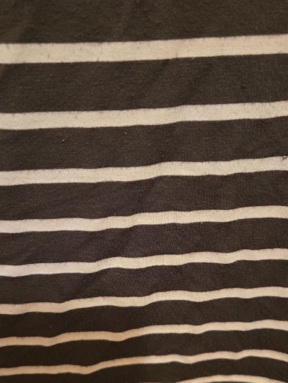 Green Envelope Olive Green & White Striped Cap Sleeve Tee - Picture 5 of 7
